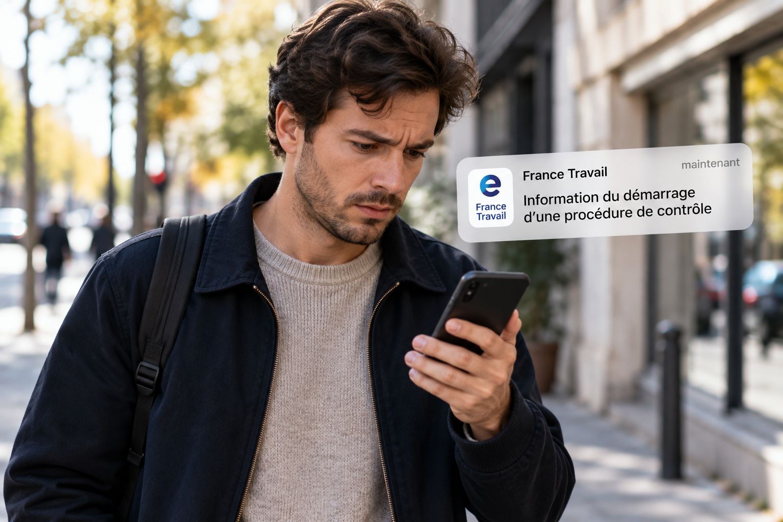 information du démarrage d'une procédure de contrôle france travail